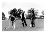 Gray, Donna with field hockey players